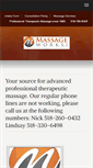 Mobile Screenshot of massageworksforyou.com